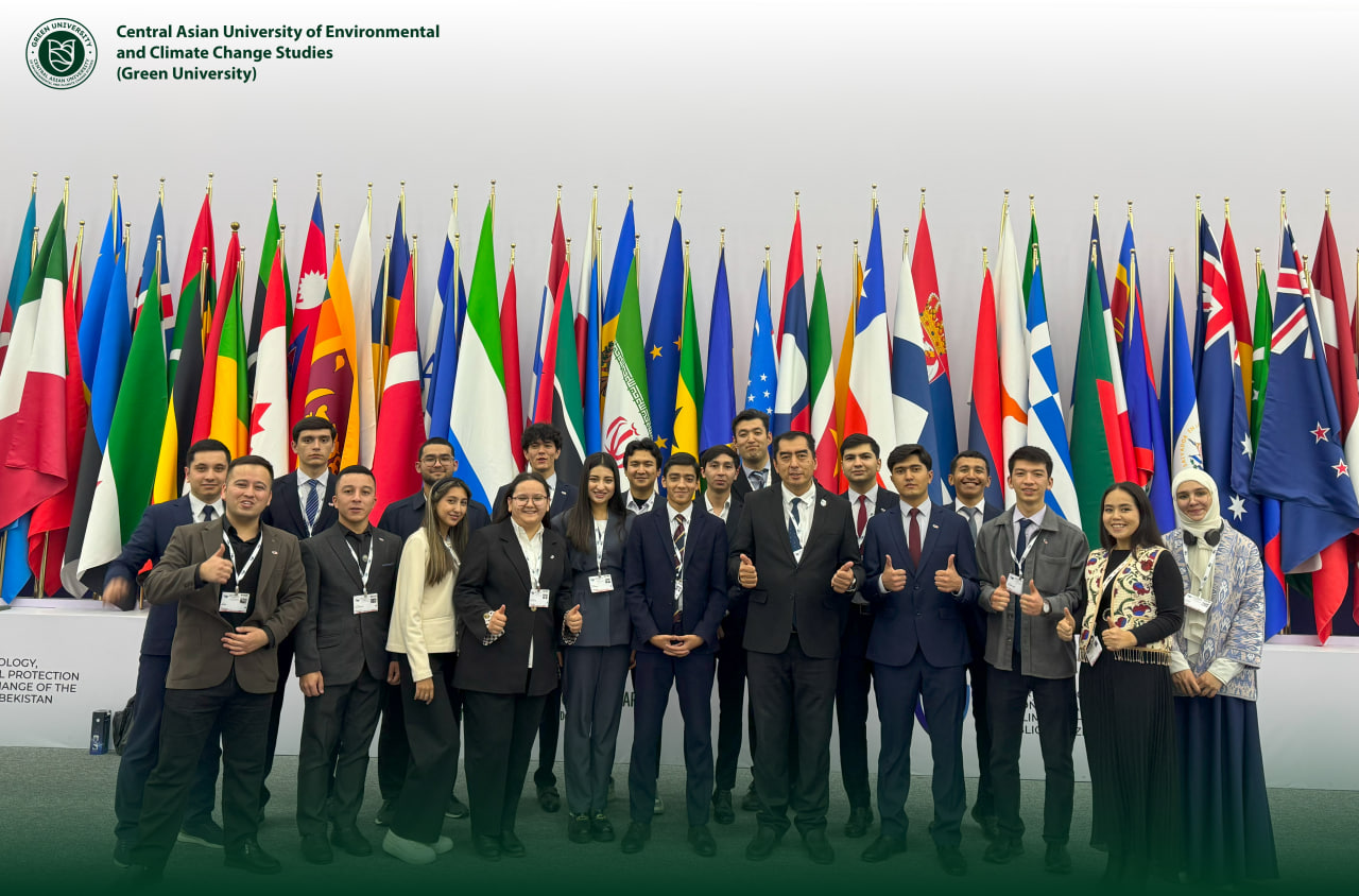 Green University Students Participate in CITES COP20 in Samarkand