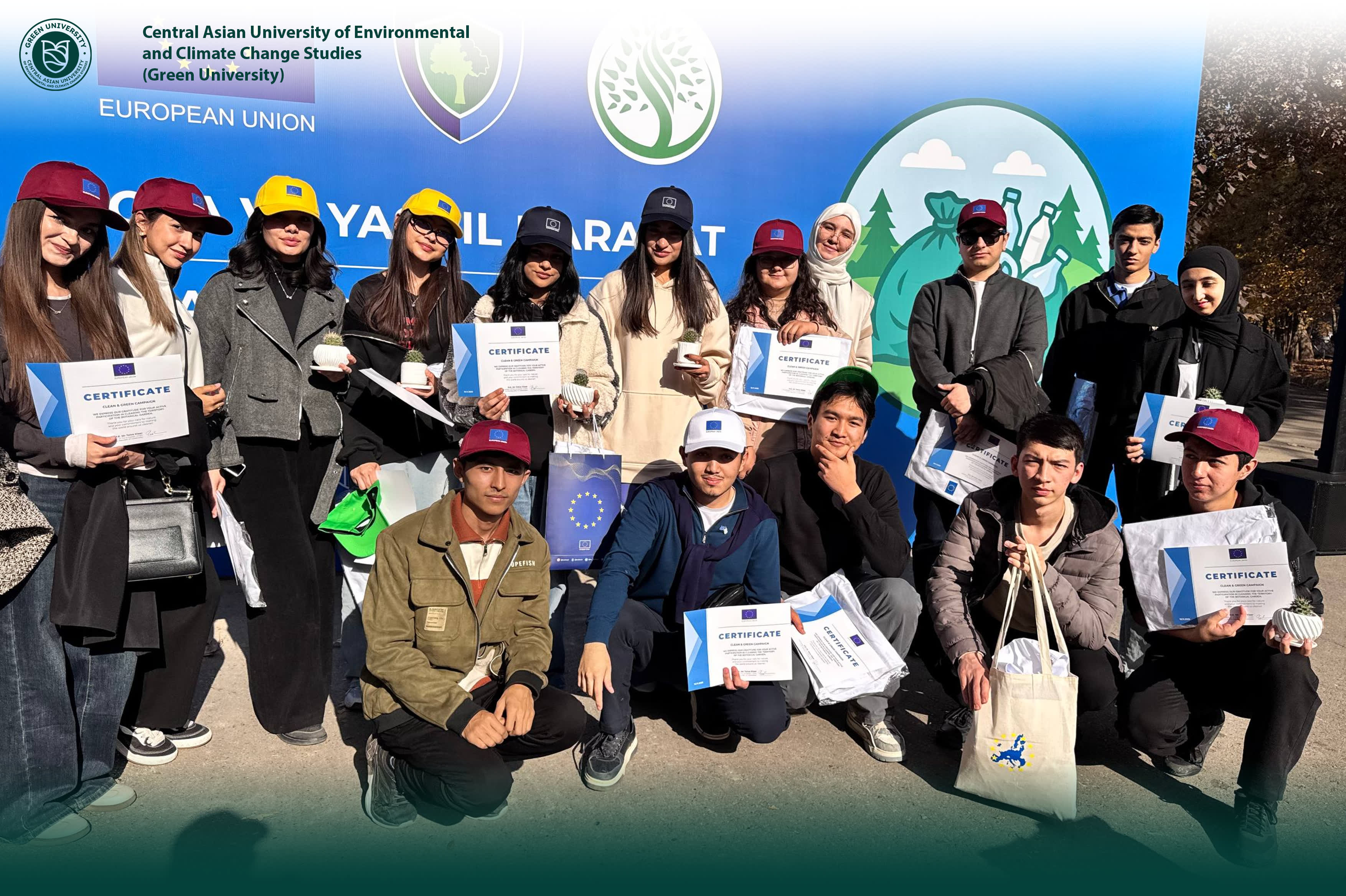 Green University Students Participate in Environmental Clean-Up Initiative at Tashkent Botanical Gar&hellip;