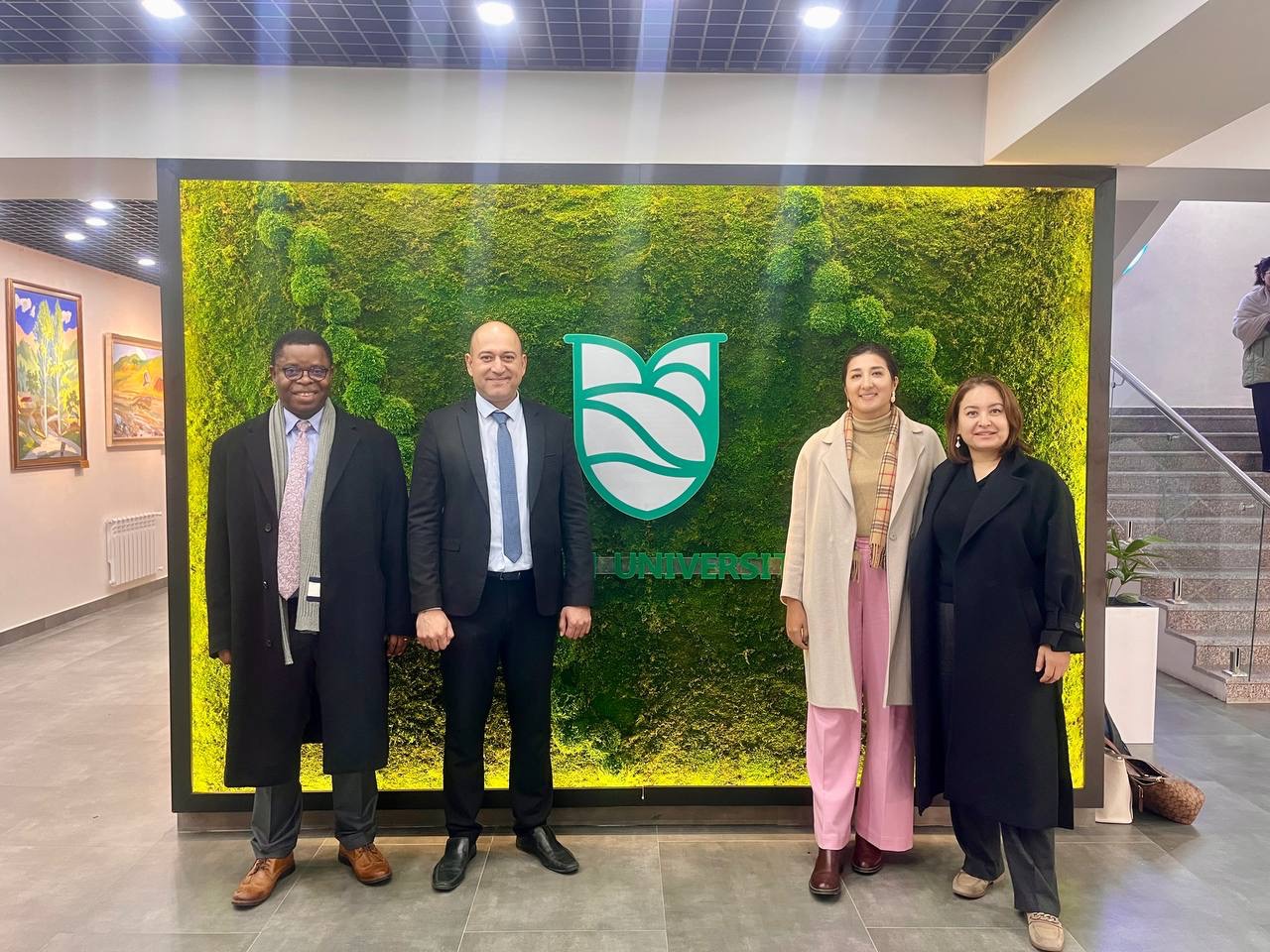 Visit of Mr. Amos Abu from the World Bank Group to Green University