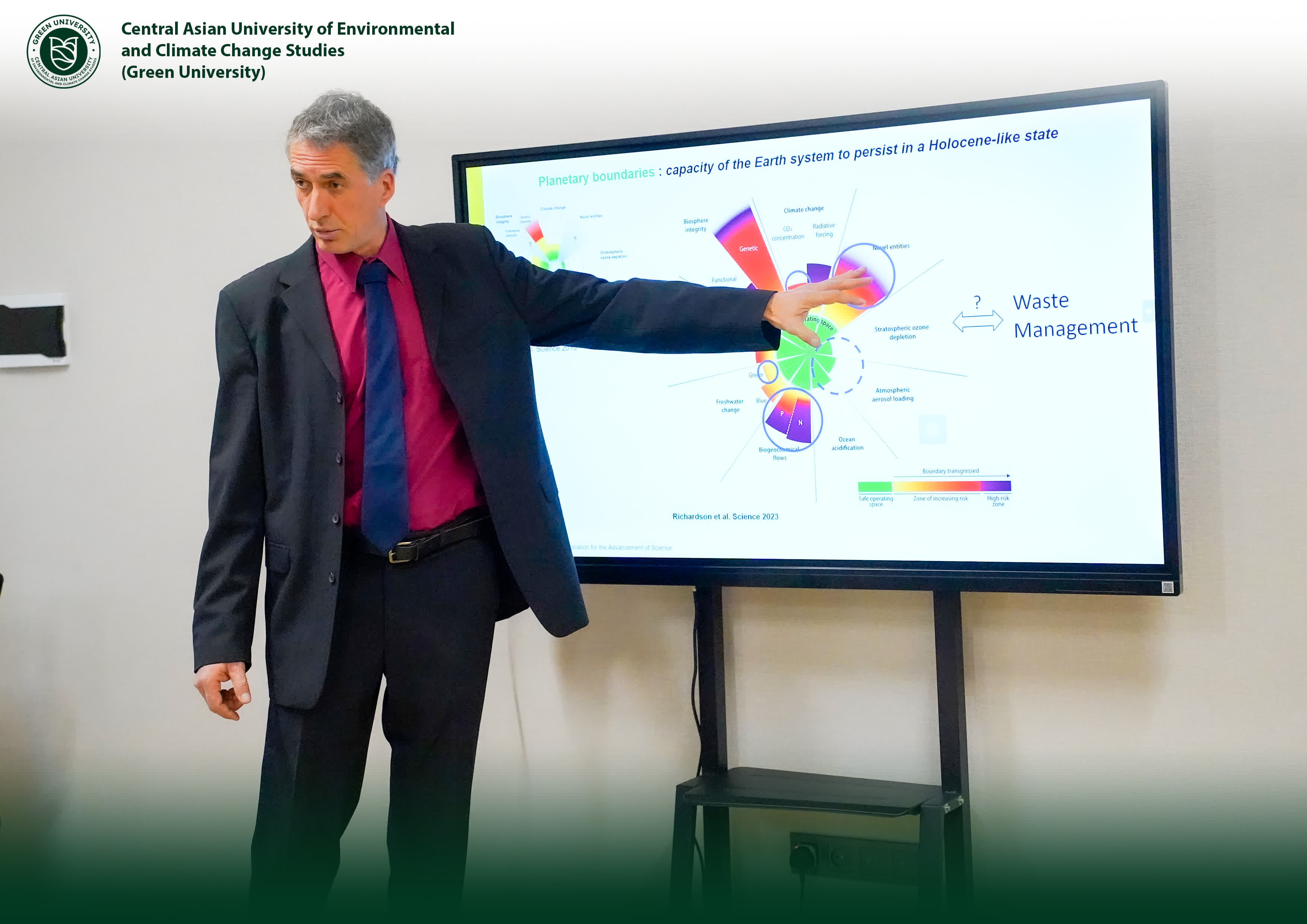 Tom Wassenaar Delivers First Lecture on Organic Waste (Re-)Cycling at Green University